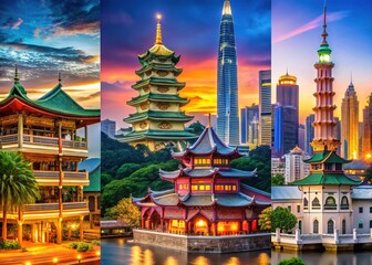 Obraz premium Malaysia: A Cultural Tapestry of Heritage and Tradition