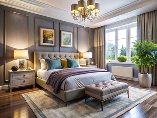 Modern Bedroom Haven: A Sanctuary of Comfort and Style