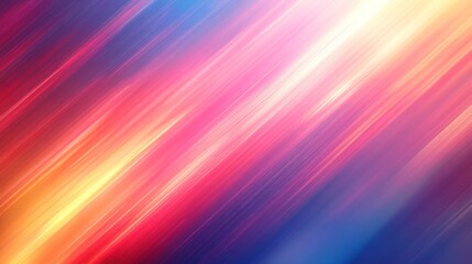 Obraz premium Abstract vibrant lines of color flowing diagonally across the frame