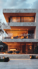 Stone architecture, large enclosures for buildings, minimalist stone architecture,