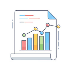 graph data analysis icon, graph data analysis vector illustration-simple illustration of graph data analysis, perfect for graph data analysis logos and icons