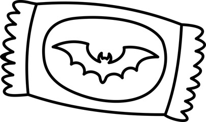 Halloween Candy Outline