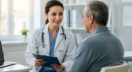 Medical Consultation in a Modern Office
