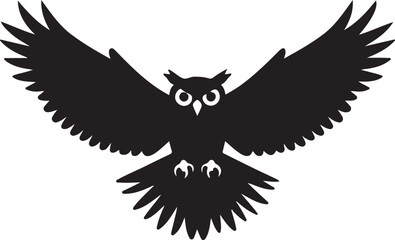 eagle owl vector illustration