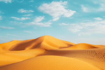 Minimalist dunes landscape