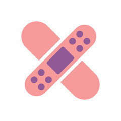 Whimsical Bandages, Fun First Aid Illustration