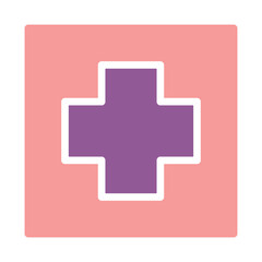 Modern Healthcare Symbol Graphic Design Element