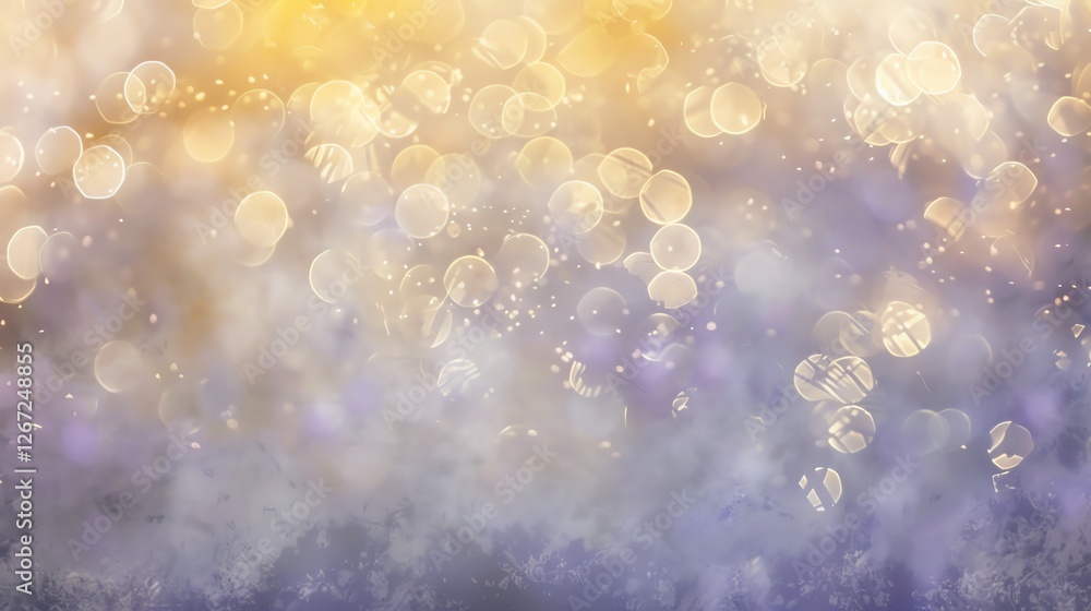 Canvas Prints abstract blurred background of purple and gold bokeh.