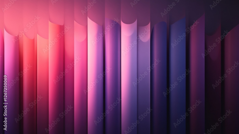 Aufkleber abstract vertical panels create a colorful gradient background design