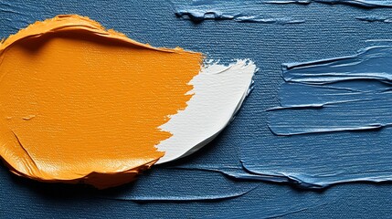 blue torn paper