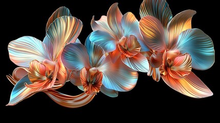 abstract fractal flower