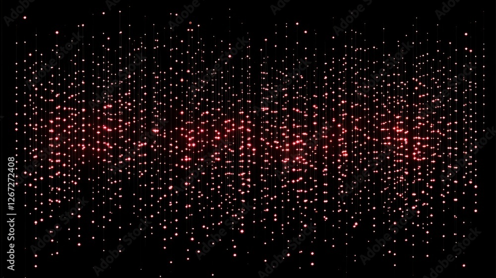 Poster abstract red light particle background design elegant sparkle festive digital art glowing shiny dark