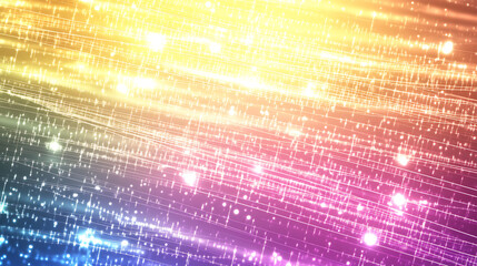 Obraz premium Abstract Light Beams Flowing Design with Bokeh Effect for Creative Backgrounds and Overlays Use