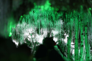 green abstract background