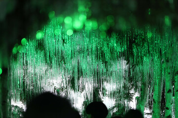 green abstract background