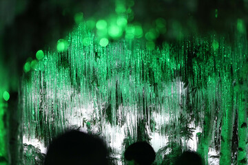 green abstract background