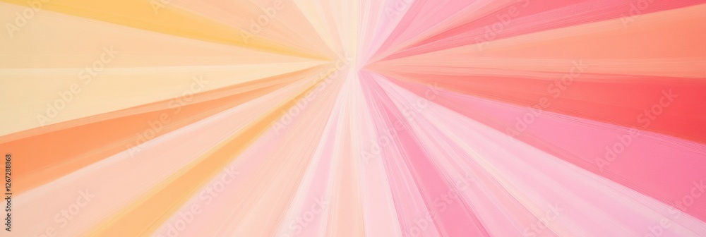 Aufkleber colorful rays emanating from a central point create a vibrant abstract artwork with shades of pink a