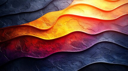 Abstract Sandpaper Texture with Bold Colors Gradient Background for Presentation Card or Creative Design
