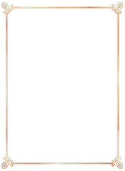 金の装飾フレーム