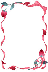 リボンのフレーム