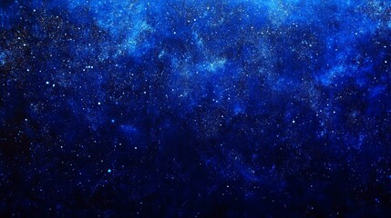 Obraz premium Ethereal Deep Indigo Cosmos with Glimmering Stars