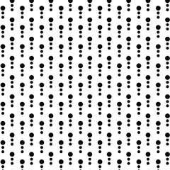 Fototapeta premium Black And White Dots Abstract Geometric Pattern Background.