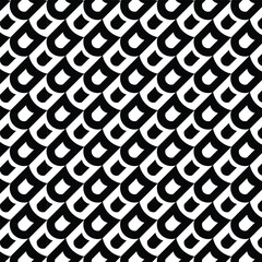 Black And White Abstract Geometric Pattern Background.