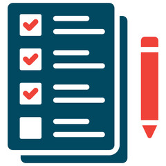 Fototapeta premium Completed Tasks Icon