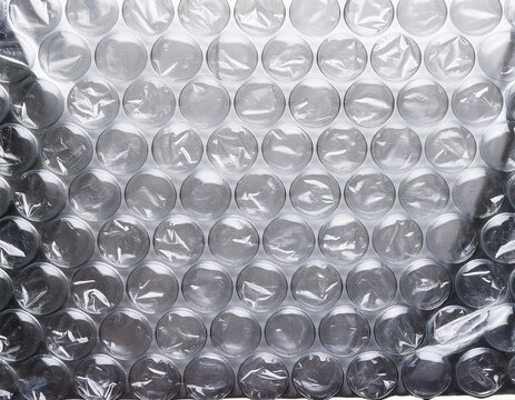 texture di pluriball su sfondo trasparente