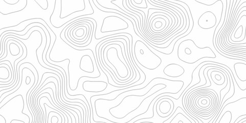 The pattern hiking outline area White vector topo map creative discovery wave grid stripe line map topography. geographic contour mounted map background.	