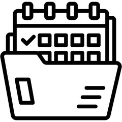 Calendar Folder Icon