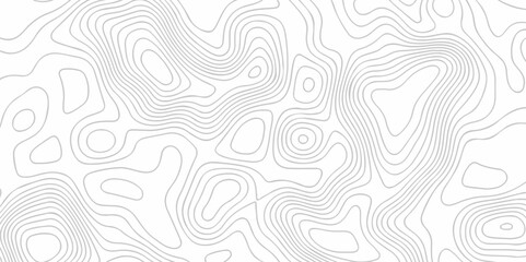The pattern hiking outline area White vector topo map creative discovery wave grid stripe line map topography. geographic contour mounted map background.	