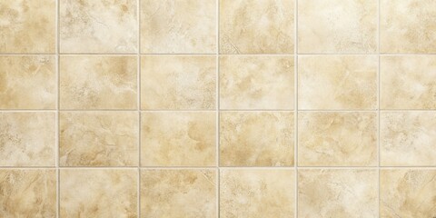 Rustic Ivory Beige Ceramic Tile Wall & Floor Background - Satin Texture