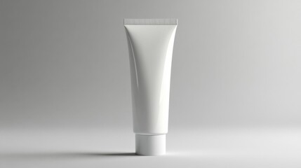 White Tube Cosmetic Packaging Mockup