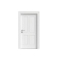 Simple and Elegant White Door with Classic Design and Smooth Finish, Ideal for Modern Interior Spaces and Architectural Projects