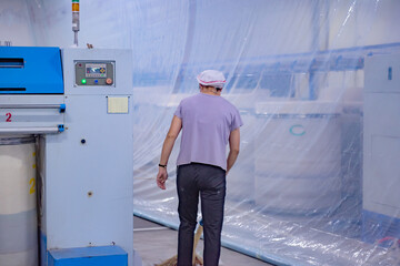 Mechanical equipment in spinning mill operation