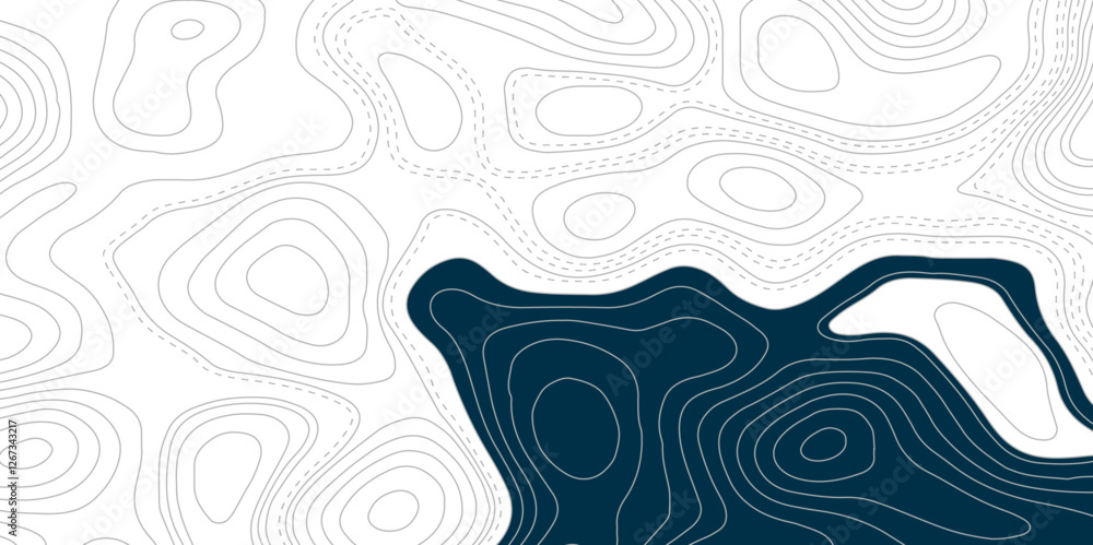 Aufkleber topographic map contour background. contour map vector. map line of topography. vector abstract topo