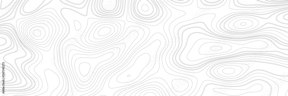 Poster topographic line map pattern. contour and textured background of geographic cartography terrain for 