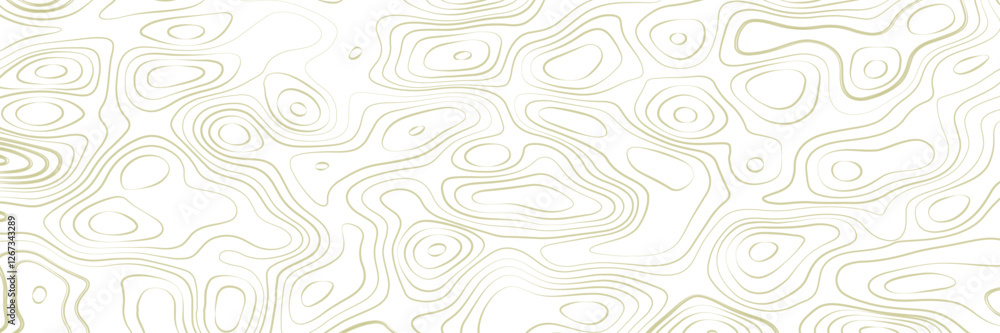 Poster topographic line map pattern. contour and textured background of geographic cartography terrain for 