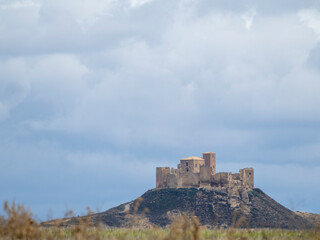 Montearagon Castle, Huesca. ruins of the old fortress