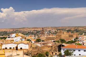 Guadix caves houses (Cuevas de Guadix), Guadix, Province of Granada, Andalusia, Spain