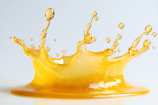 A Burst of Golden Energy in Motion