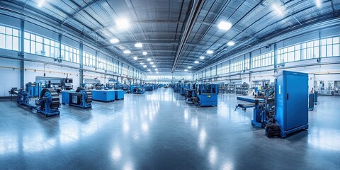 Exploring a Modern Factory:  Industrial Machinery and Manufacturing Processes Inside a Large Facility