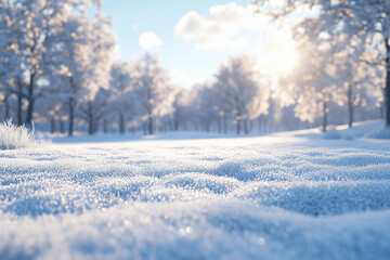 Obraz premium winter road in the forest