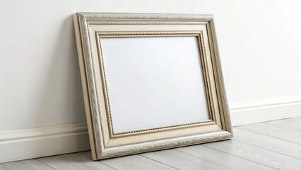 Empty Square Frame on Floor