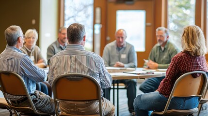 Obraz premium Group participating in a leadership development workshop