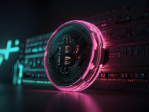 a stunning, highly detailed 3D illustration of the cryptocurrency coin named OXE, rendered in a vibrant and exaggerated style, with a phunky and cool aesthetic, showcasing a tilted facing view