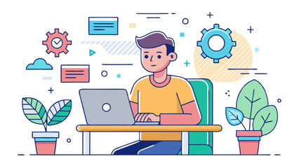 Work from home: comfort and efficiency.