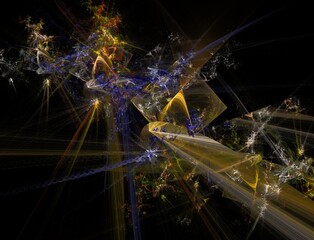 Imaginatory fractal abstract background Image