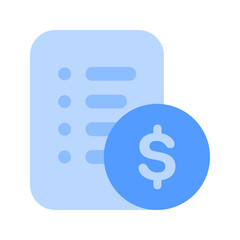 price list duotone icon